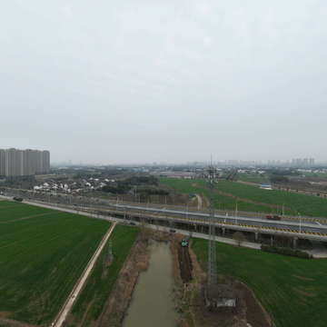 洛社红明村严家塘小河地块全景图