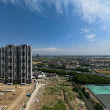 前洲新洲家园旁全景图