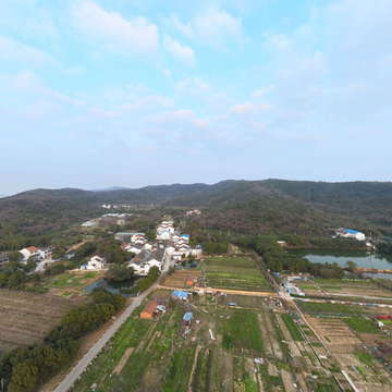 胡埭一角全景图