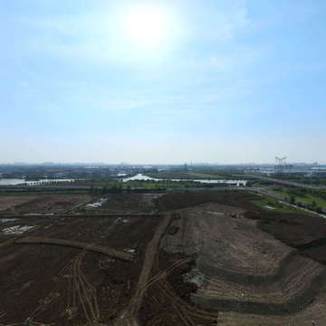 中惠大道高标准土方全景图