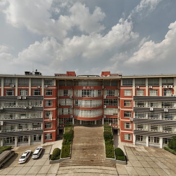 震旦职业学院一号教学楼全景（正）