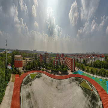 震旦校园全景图