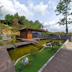 高洞村两棵树民宿后花园