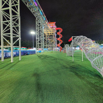 一家三口去容桂童趣多多夜游