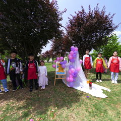 卓越书画五一鹤鸣湖活动VR合影纪念