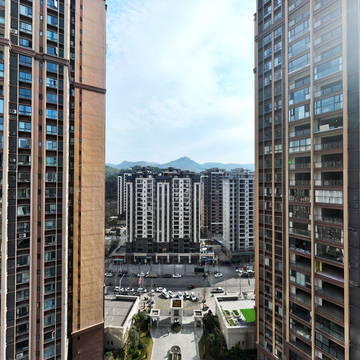 桐梓龙城香郡中庭园林实拍