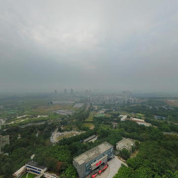 大熊猫基地航拍全景