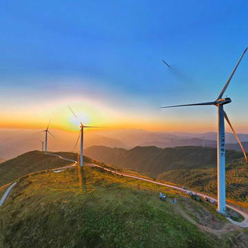 廿四尖风电场全景