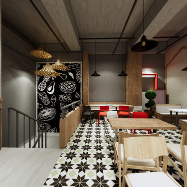 南宁绿地中心面馆设计