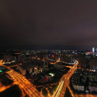 南宁东站立交夜景