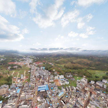 平南县大坡镇全景图