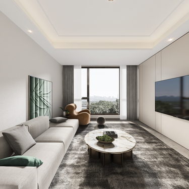 阳光城西宁北川样板房95户型效果图