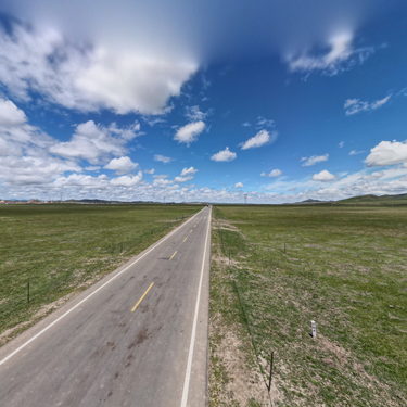 若尔盖路边合照