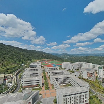 云岩五小及云岩一中高空全景