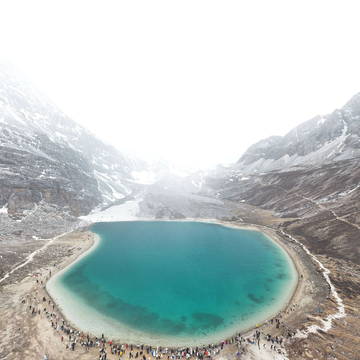 稻城亚丁牛奶海