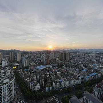 萍乡市安源区全景图