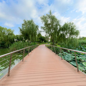 无为市城南公园全景图