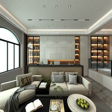 半岛别墅9栋黄总客餐厅