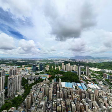 和成金竹家园全景航拍