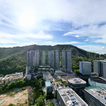 新世界 临海揽山全景航拍