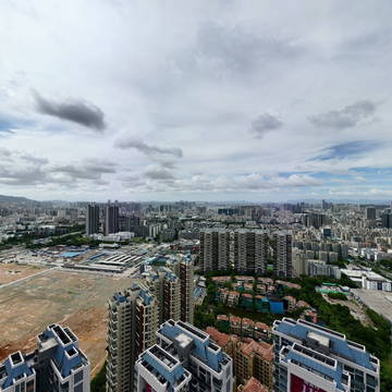 金光华龙岸君粼全景航拍