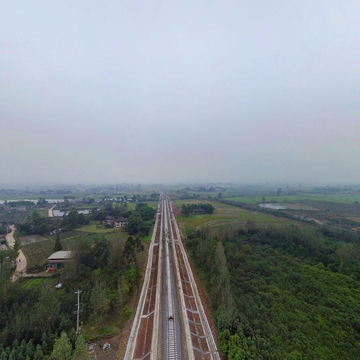 连乐铁路燕岗南11月全景