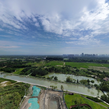 郫都区南延线项目7月工地