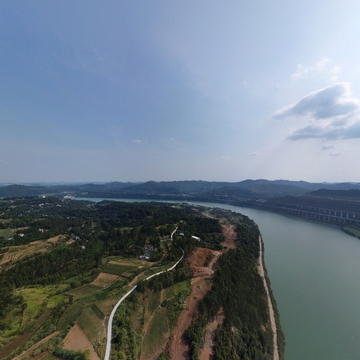 阆中国道212项目7月施工