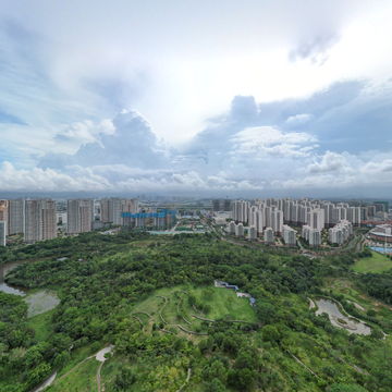 聚龙山公园全景图