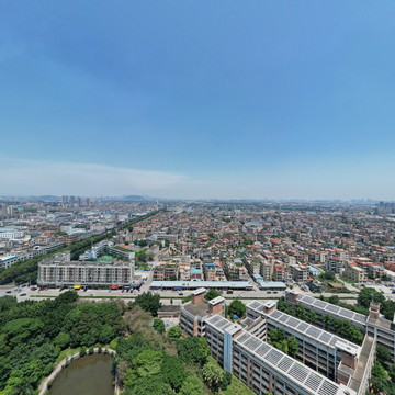 勒流中学全景图丨最美校园行动计划第二季