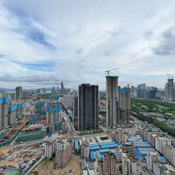 绿景沙河学校基地全景图