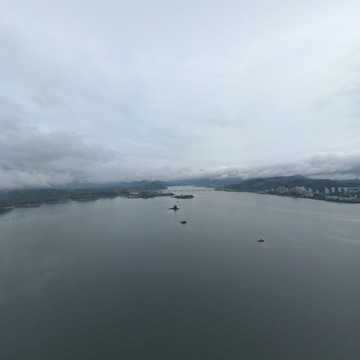 千岛湖湖心全景