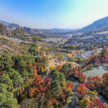 苏州天平山秋景