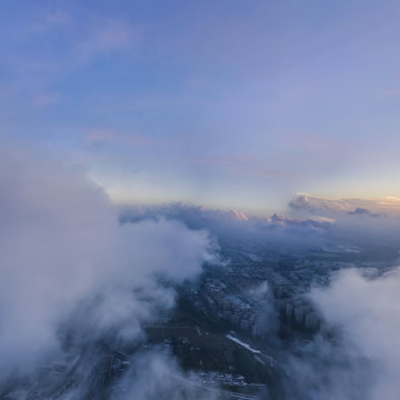 上海市浦东罗山路高架立交桥全景图