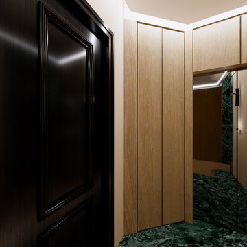 新版电梯厅-逃生门镜子