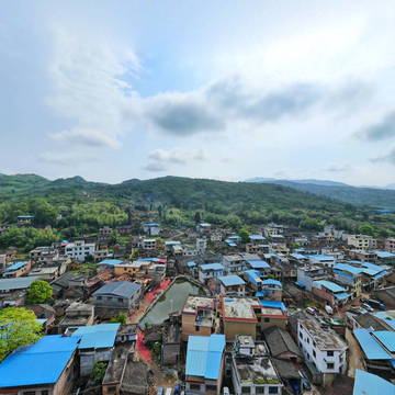 文明瑶族乡二都村全景图