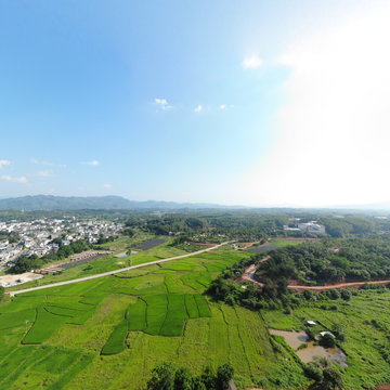 东源县蓝口镇培群村一角