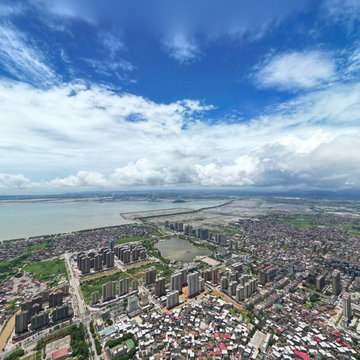 泉港高空全景图