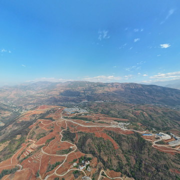 白鹤滩水电站库区风光