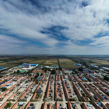青岛市平度市幸福庄村全景