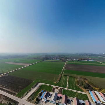 青岛市平度市蓼兰镇堡前纪家村全景