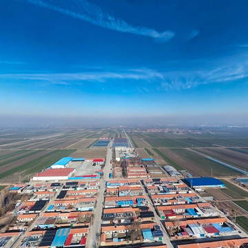 青岛市平度市山张家村航拍