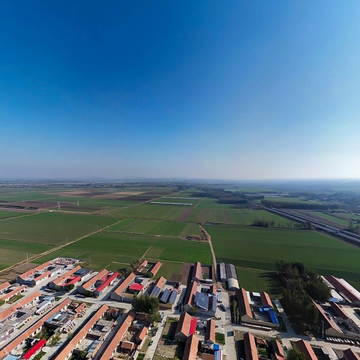 青岛市平度市田庄镇刘家庄村全景