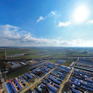 青岛市平度市蓼兰镇大八里庄村航拍