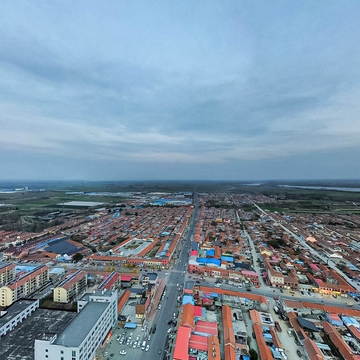 青岛市平度市仁兆镇驻地航拍