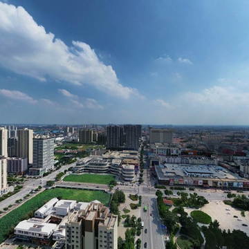 平度市中心全貌