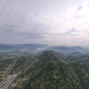 黄金坪村全景