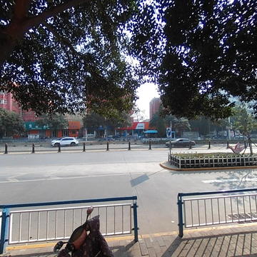 双枪路沿石上平行停车