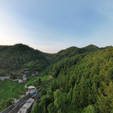 家乡风景  2022年7月板留全景