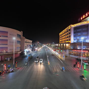 同心县城夜景